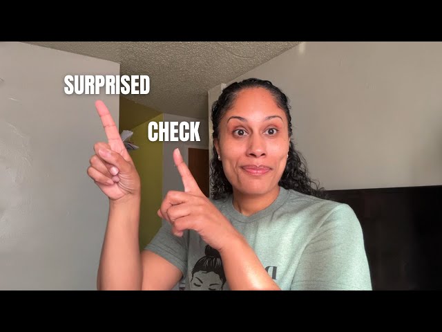 HOW I'm breaking down this SURPRISED check