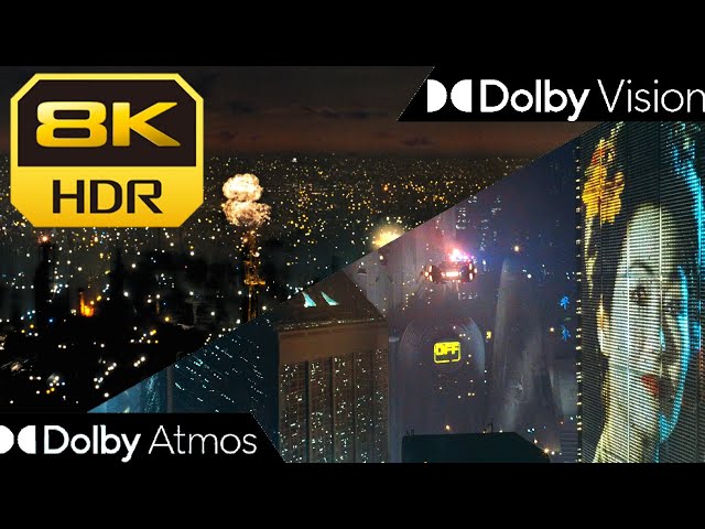 [8K HDR] Los Angeles 2019 Opening Scene - Blade Runner (1982) | Dolby Atmos