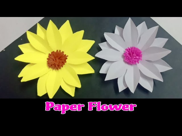 Simple And Easy Paper Flower | Diy Flower