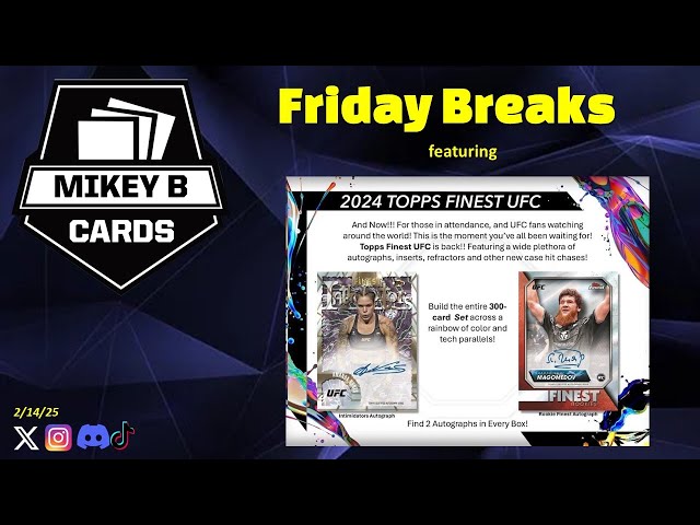 Friday Breaks 2.14.25 - Finest UFC Release Day & Topps Chrome WWE