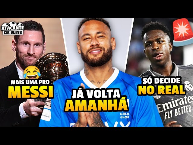 🚨NOTÍCIAS DO DIA: NEYMAR VOLTA A JOGAR AMANHÃ, POGBA FORA DA JUVE, VINI JR DECIDE DE NOVO E MUITO +