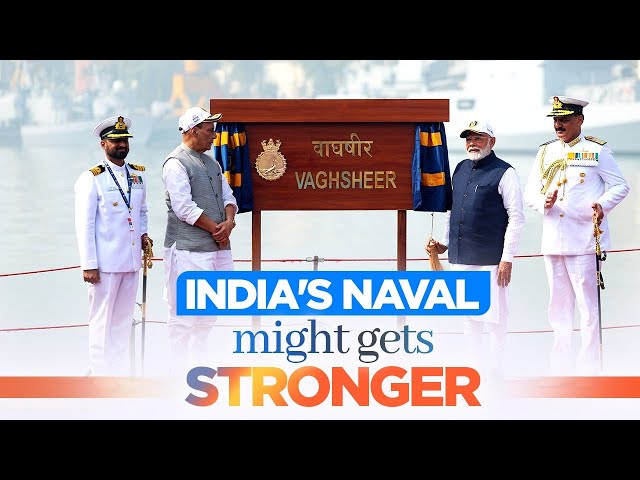 LIVE: PM dedicates frontline naval combatants INS Surat, INS Nilgiri & INS Vaghsheer to the nation