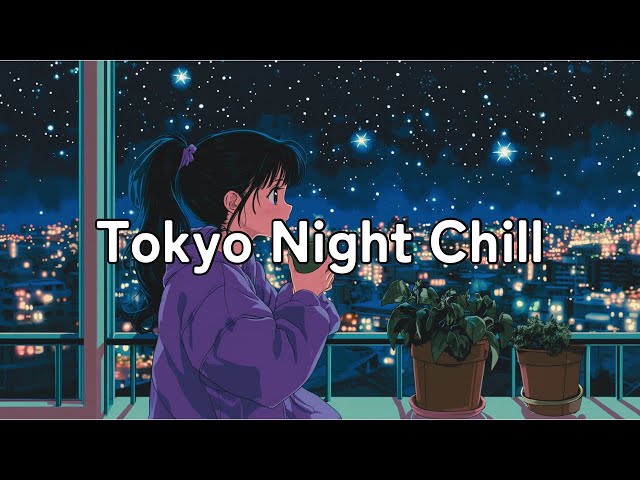 Lofi Chill City Pop - Moonlight Skyline | Relaxing & Nostalgic Night Vibes