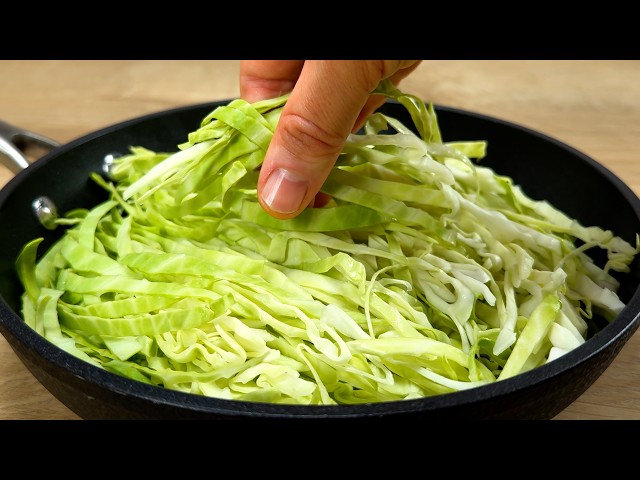 This cabbage recipe is so delicious I make it every week! Easy cabbage pie! # 301