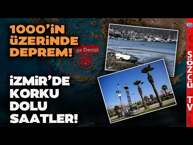 Ege Beşik Gibi Sallanıyor! Depremler İzmir'de Panik Yarattı! Volkanik Patlama Yaşanırsa...