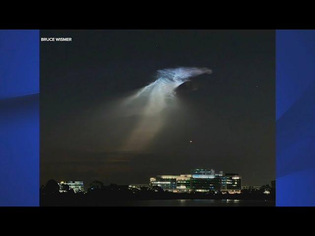 Uniquely lit skies perplex Bay Area residents after SpaceX launch