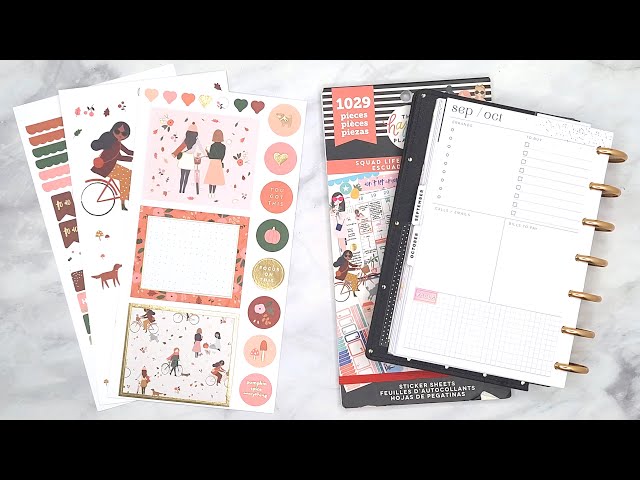 Plan With Me - NEUTRAL AUTUMN: Squad Life | DASHBOARD Layout | Mini Happy Planner 2020 | BUJO Setup