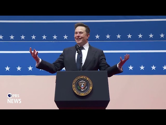 WATCH: Elon Musk speaks at Donald Trump's post-inauguration celebration at Capital One Arena