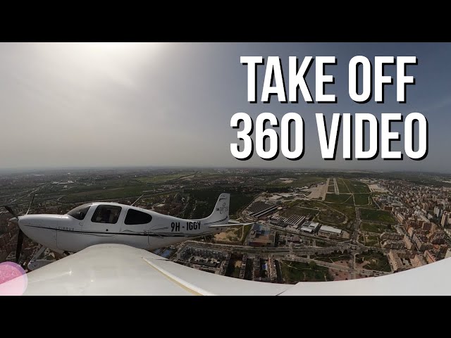 360 Video of IGGY taking off from Cuatrovientos airport (LECU). Look around the video!