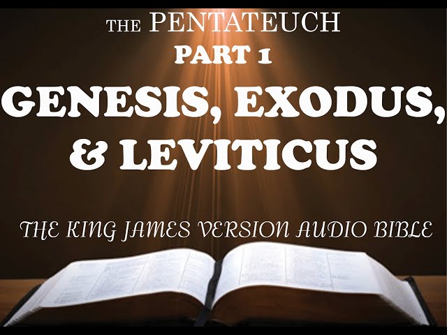 Relax to The Pentateuch (Part 1) | #genesis #exodus #leviticus | King James Version | dark screen