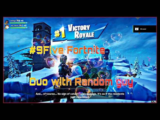 #fortnitebattleroyale  Full Rush in #Duo with Random guy