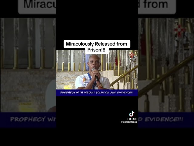 Zion Prayer Movement Outreach PROPHECY FULFILLED!!Released From Prison 4 years Before Due Time.