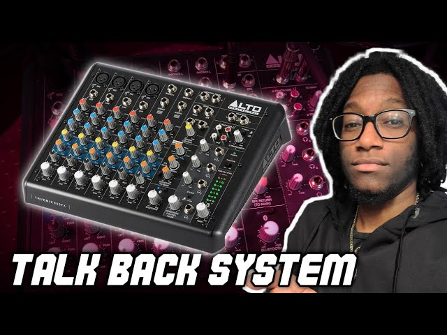 Cheap Talk Back Mic  System For Musicians | Alto Professional Truemix 800FX Mixer