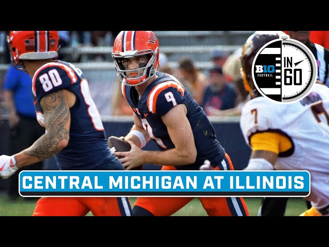 Central Michigan at Illinois | Sept. 14, 2024 | Big Ten Football in 60