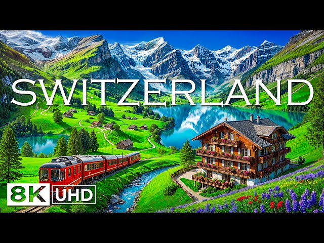 Wonders of Switzerland | Exploring Switzerland's Stunning Alpine Treasures | Travel Video 8K