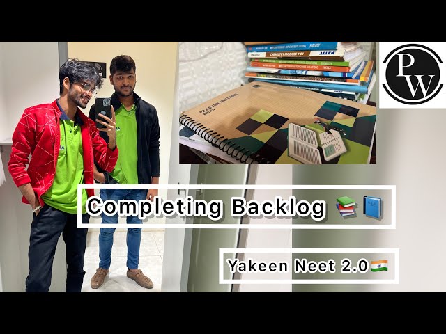 How I Completing My Backlog📚! ||Neet Aspirants🔖|| #yakeen2024#studyvlog#neetaspirants