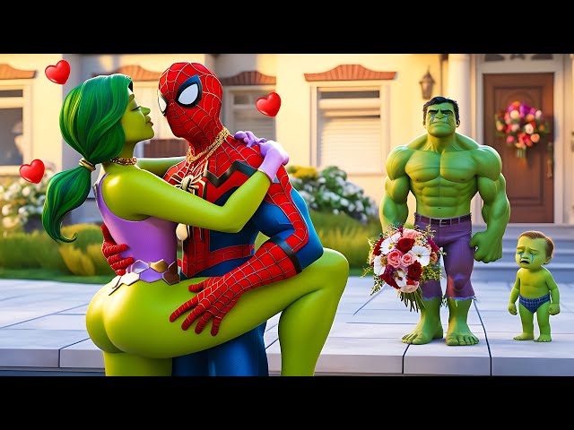 She-Hulk x Spider-Girl: Angry Pikachu in Granny’s House | Funny Horror Animation