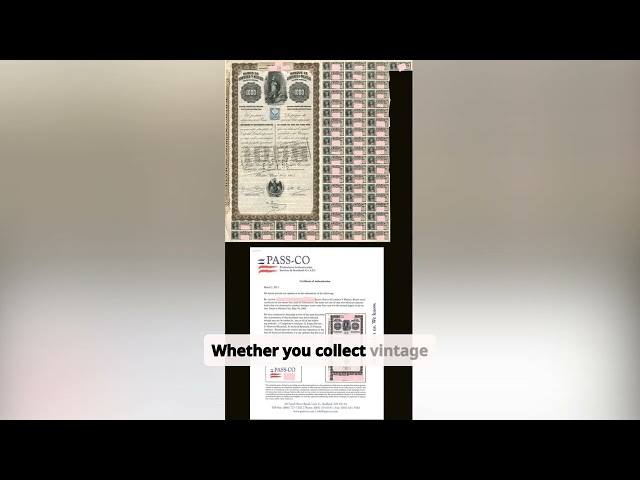 Own a Rare Piece of History - The Queen Victoria Stock Certificate