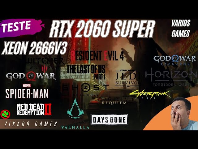 RTX 2060 Super do Aliexpress em 2025 - Teste em 25 Games - Xeon 2666V3 - #rtx2060s  #rtx2060super