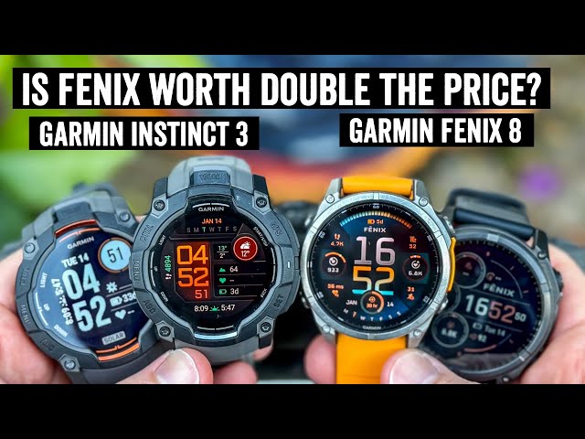 Garmin Instinct 3 vs Fenix 8: Every single difference explained!