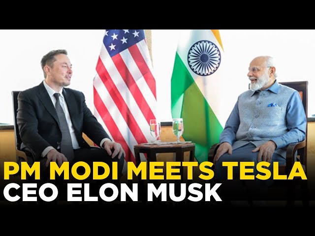 PM Modi LIVE: PM Narendra Modi Meets Elon Musk | Starlink | US News LIVE | Modi-Musk Meeting LIVE