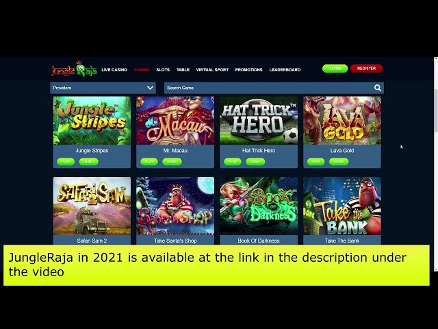 JungleRaja Get the ultimate online casino experience