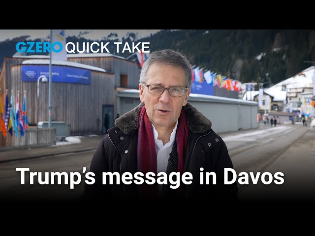 Trump's Davos address sets up big shifts in US strategy | Ian Bremmer's Quick Take