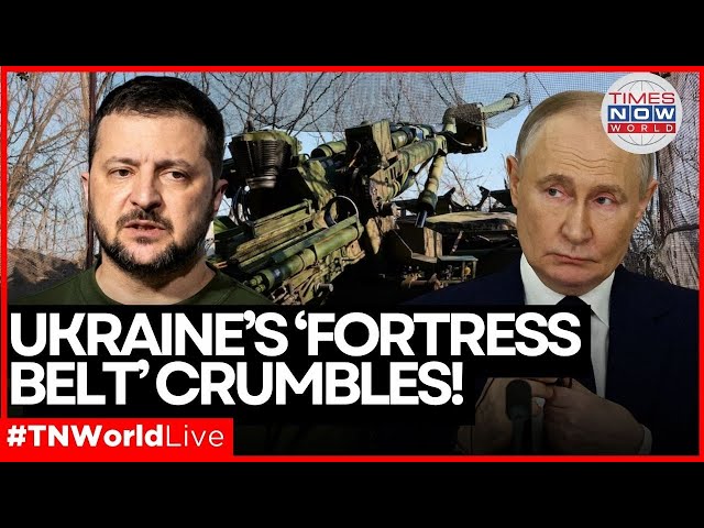 LIVE: Russia’s Massive Drone Attack! Ukraine’s Fortress Belt in Danger | TN World LIVE