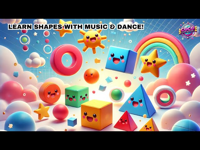 Fun Cartoon Song for Kids | Learn Shapes with Music & Dance!