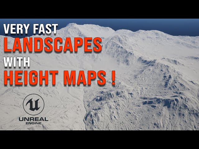 EASY Landscape Creation With Heightmaps In Unreal Engine 5 for Beginners