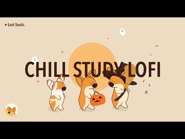 Chill autumn 🍂 Cute halloween vibes 🎃 Lofi hip hop for study 🎶