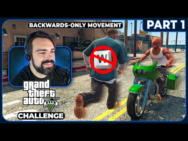 [Live] Can You Beat GTA 5 While Only Moving Backwards?