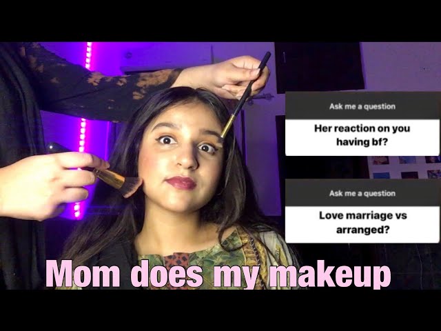 MY MOM DOES MY MAKEUP + Q&A!!!!!