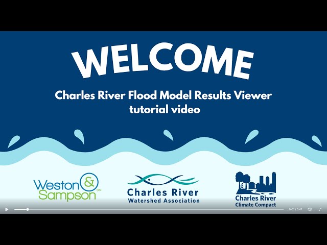 Tutorial for the Charles River Flood Model Results Viewer