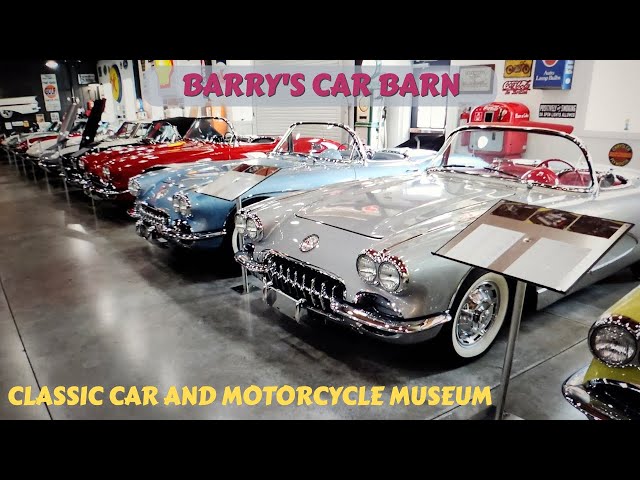 Barry's Car Barn. Classic Car and Motorcycle Museum. Where Timeless Rides Come to Life.