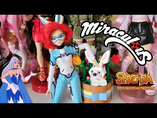 Where Is Her Umbrella?! Bunnyx Miraculous Doll and Frosta Masterverse Action Figure Dual Unboxings