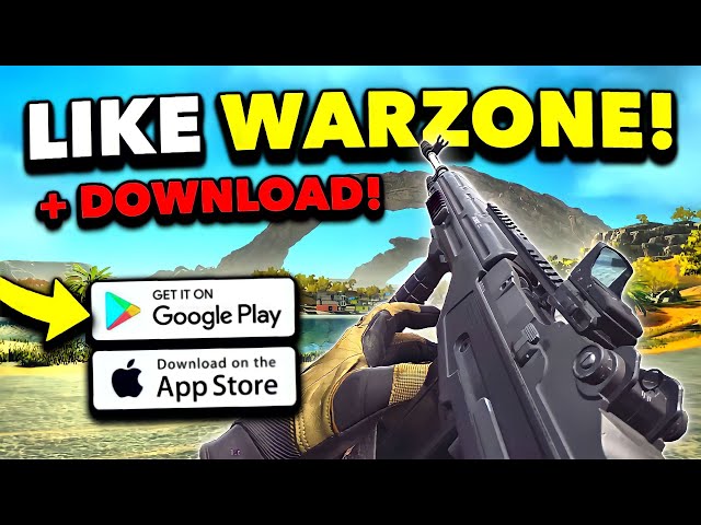 Top 5 BEST FPS Games Like Warzone Mobile for iOS/Android! High Graphics! [Free Download]