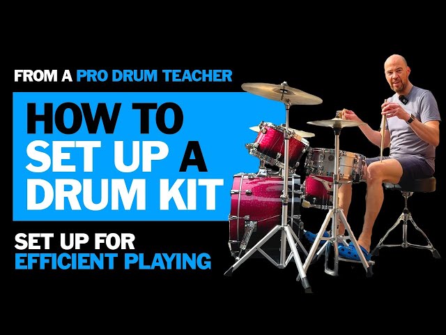 How To Set Up your Drum Kit for Effortless Playing! - guide from a pro drummer.