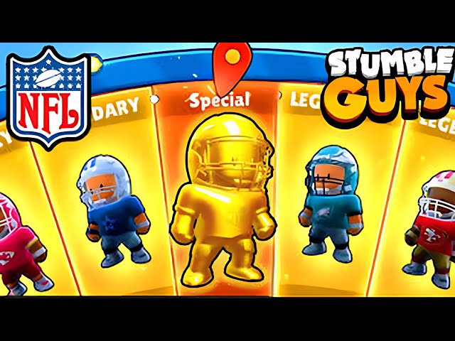 🤩 New Free GRIDIRON WHEEL - I Got New Special Skin | Stumble Guys New Special NFL Wheel #stumbleguys