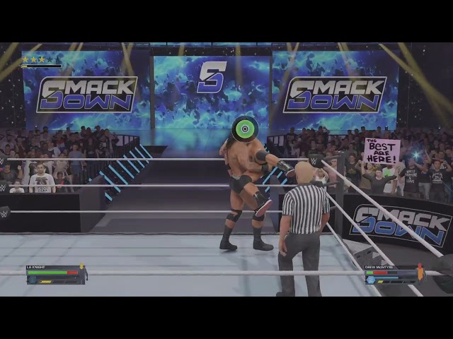 WWE 2K24 LA KNIGHT VS DREW MCINTYRE