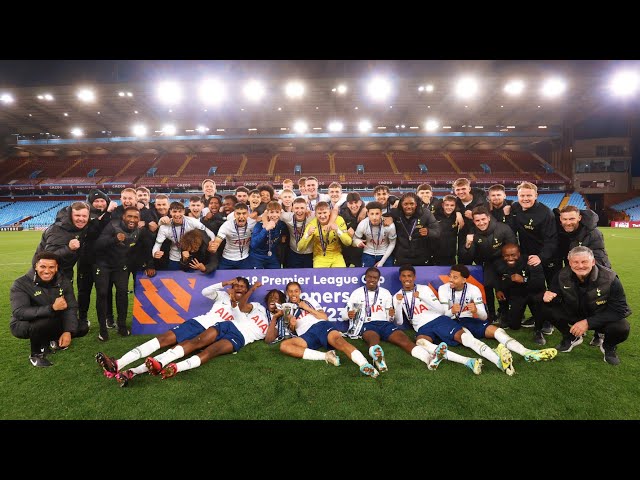 THE SPURS U18s LIFT THE TROPHY! Aston Villa 1-3 Tottenham: Premier League Cup Final 2023