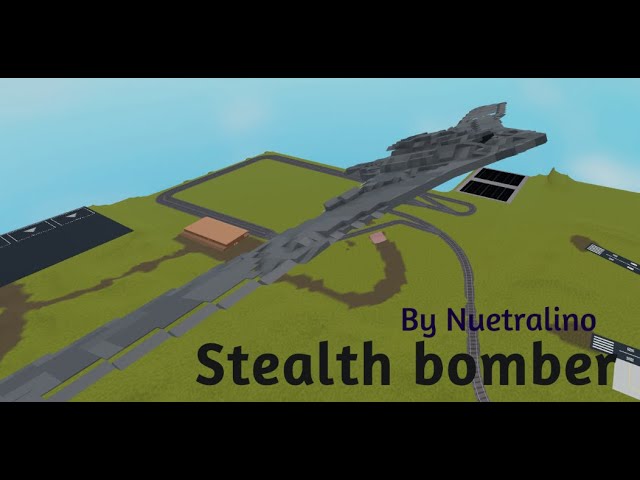 Stealth bomber l Plane crazy (Roblox) l Showcase