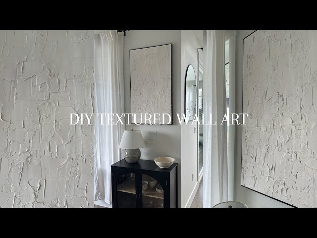 AESTHETIC DIY WALL ART | easy diy | neutral home decor |