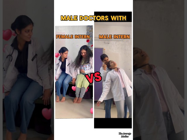 Female interns VS male interns 😂😆 #mbbs #shorts #viral #internship