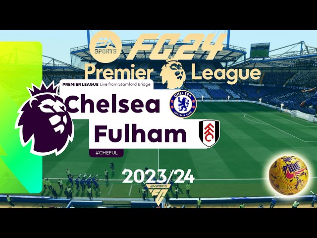 FC 24 Chelsea vs Fulham | Premier League 2024 | PS4 Full Match