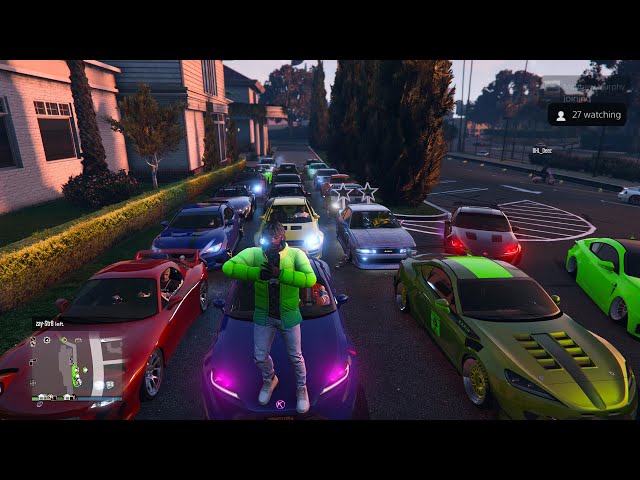 GTA 5 NEXT GEN CAR MEET PS5 LIVE