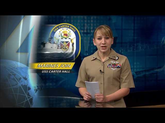 INSURV Team Inspects the Battleship Wisconsin; Marines Board USS Carter Hall for Training Exercise