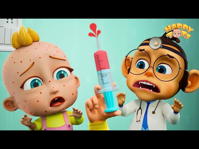 Time for a Shot | The Vaccine Song | Nursery Rhymes - Happy Tots