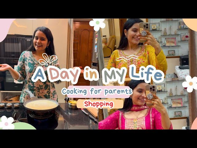 Trying new suits | Cook MASALA DOSA for parents | Nawalgarh road pe shopping | Nikita Yogesh Vlogs