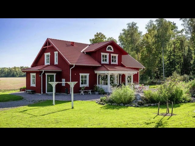 Classic Swedish Countryside Home from a Scandinavian Catalog – Two Layout and Facade Options